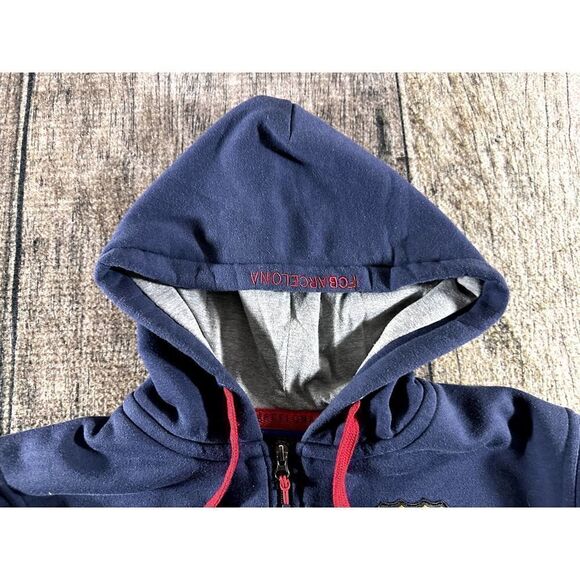 FCB FB Barcelona 1899 Hoodie Soccer Football Sweatshirt Men’s Large - Picture 2 of 10